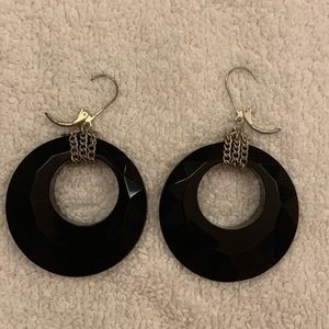 Black earrings